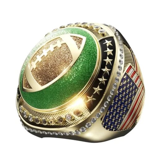 Legacy Patriotic Ring w/ Stock Bezel & Sides (Assembled)