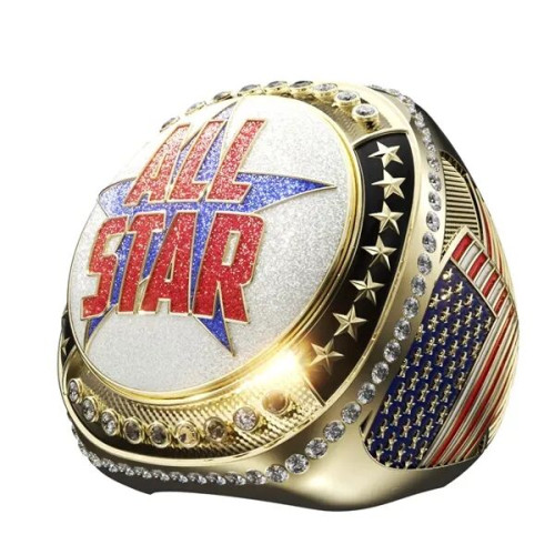 Legacy Patriotic Ring w/ Stock Bezel & Sides (Assembled)