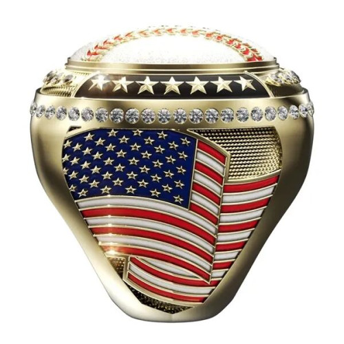 Legacy Patriotic Ring w/ Stock Bezel & Sides (Assembled)
