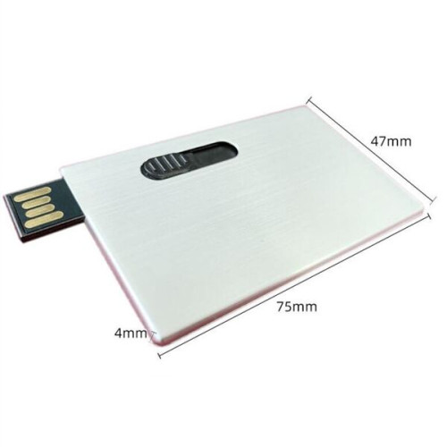 Metal Credit Card Style USB Drive