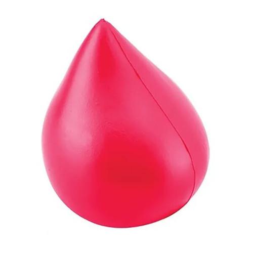 Red Blood Drop Shape Stress Ball