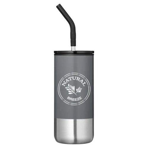 Summit 16 oz Insulated Tumbler With Straw