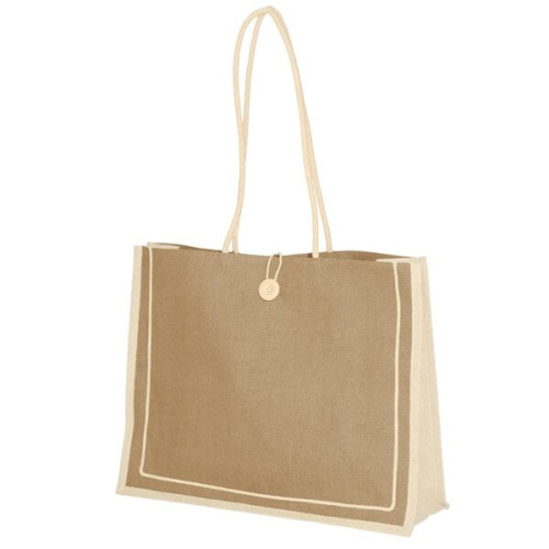 Convention Jute Tote Bag w/ Long Handles 18" X 14" X 5.5"