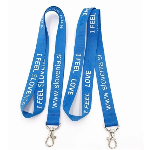 5 Day RUSH Polyester Lanyard w/ Custom Imprint ID Holder