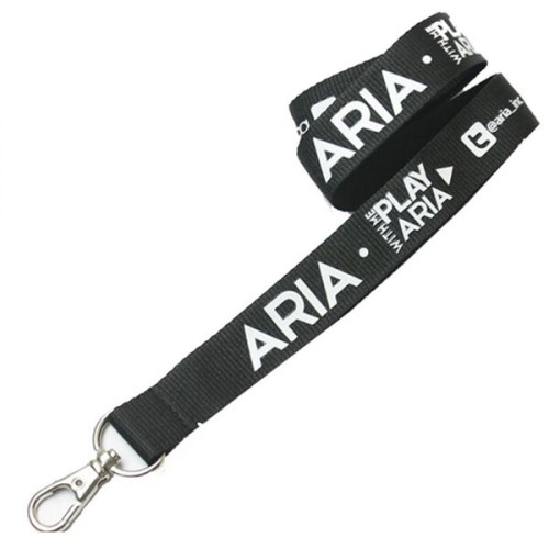 5 Day RUSH Polyester Lanyard w/ Custom Imprint ID Holder