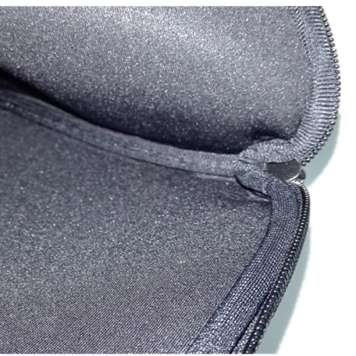 Grid Fabric Laptop Sleeve w/ Double Zipper & Soft Interior