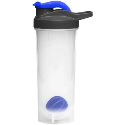 Gym Water Bottles - 24 oz. Shaker-Bottle w/ Mixer & Handle