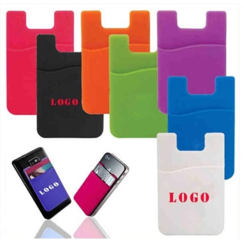 Silicone Phone Wallet w/ Custom Imprint