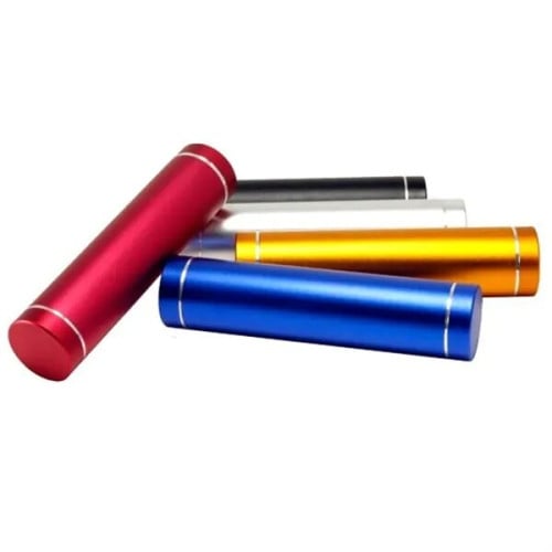 2200mAh Round Cylindrical Shaped Portable Charger
