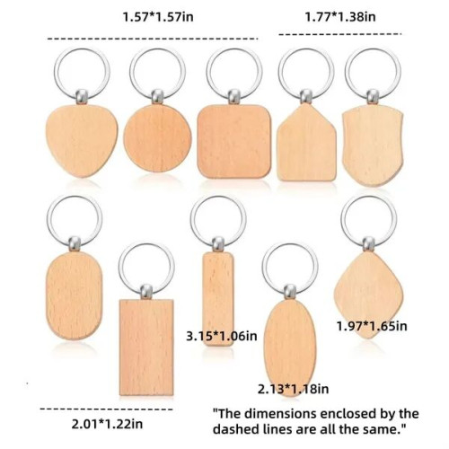 Wooden Keychain