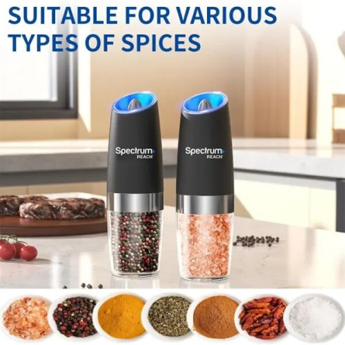 Gravity Electric Salt & Pepper Grinder Set