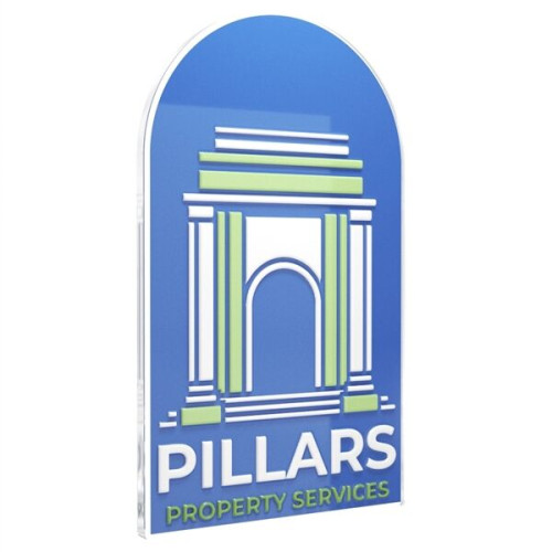 Express USA Made Custom Shape Acrylic Lapel Pins