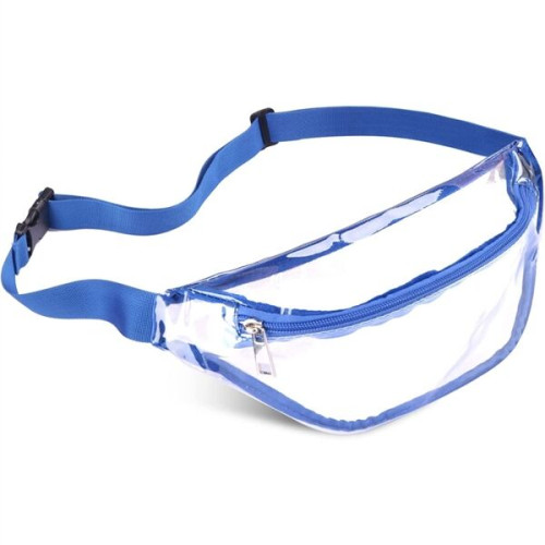 Waterproof Clear Stadium Fanny Pack w/ A Zipper Pockets