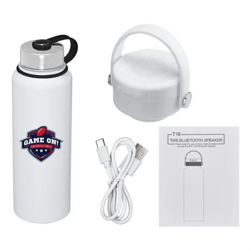 ArticFire Wireless Bluetooth Speaker Cap 40oz Stainless Stee