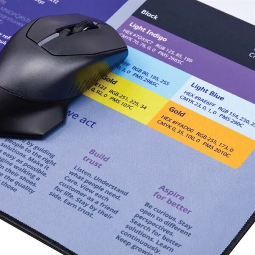 XXL Mouse Pad Desk Mat w/Stitched Edges and Sublimation