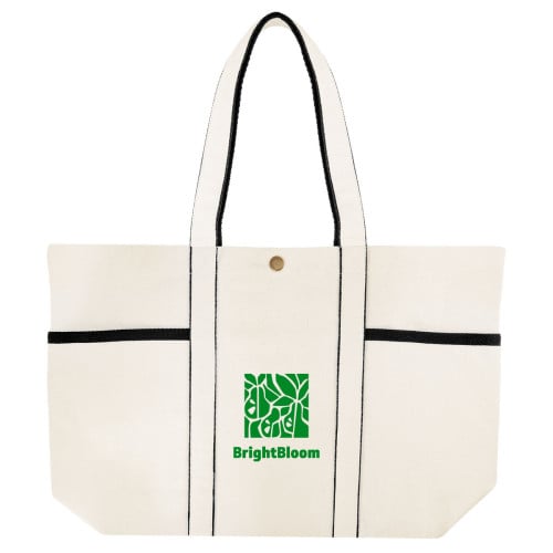 Aware™ 10 Oz. Recycled Cotton Canvas Tote Bag