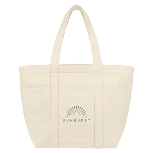 Aware™ 8 Oz. 20 Can Recycled Cotton Cooler Tote Bag
