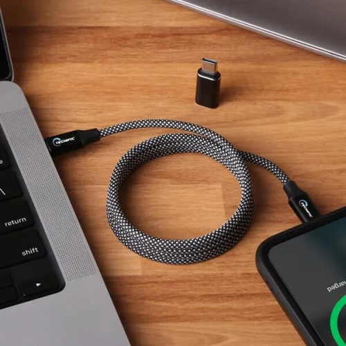 Coil Up Magnetic Charging Cable