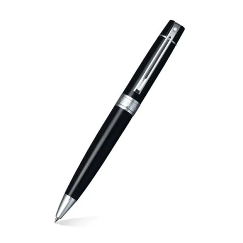 SHEAFFER® Gift Set Black 300 Ballpoint Pen w/ Card Holder