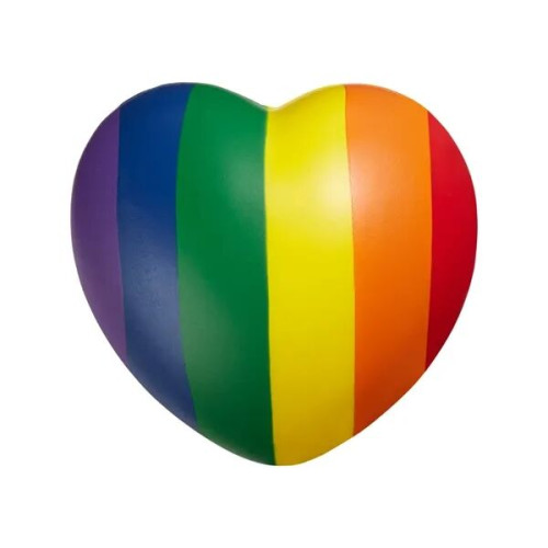 Rainbow Pride Heart Shape Stress Ball