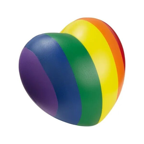 Rainbow Pride Heart Shape Stress Ball