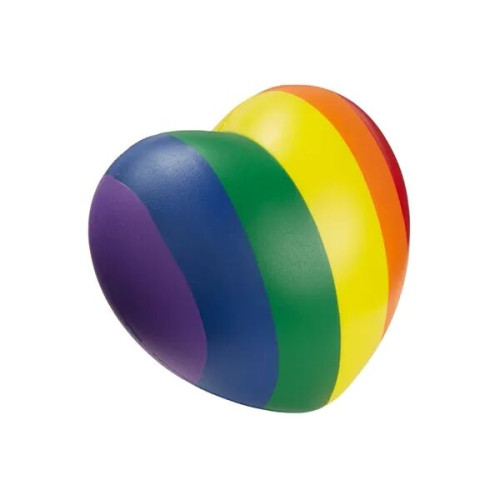 Rainbow Pride Heart Shape Stress Ball