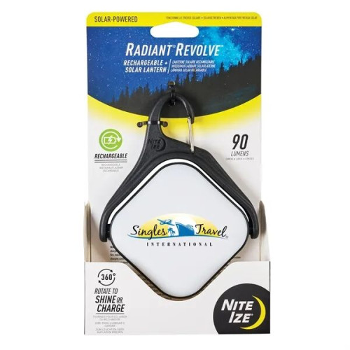 NITE IZE® RADIANT® REVOLVE™ RECHARGEABLE SOLAR LANTERN