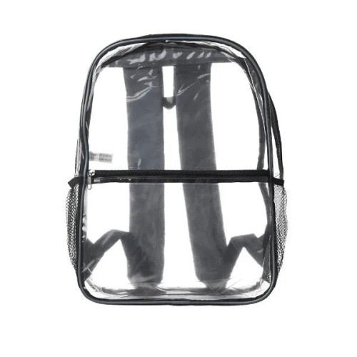Heavy Duty PVC Transparent Clear Backpack (11"x15.50"x5")