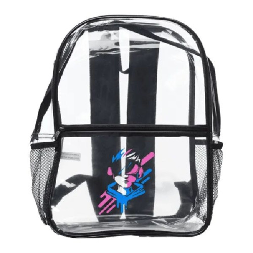 Heavy Duty PVC Transparent Clear Backpack (11"x15.50"x5")