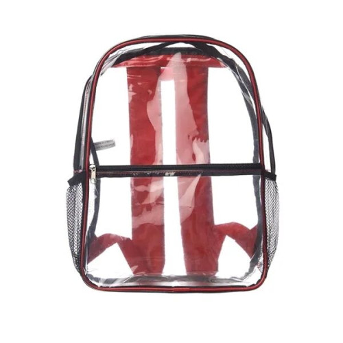 Heavy Duty PVC Transparent Clear Backpack (11"x15.50"x5")