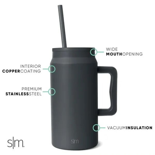 50 oz Simple Modern® Stainless Steel Insulated Trek Tumbler