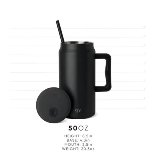 50 oz Simple Modern® Stainless Steel Insulated Trek Tumbler