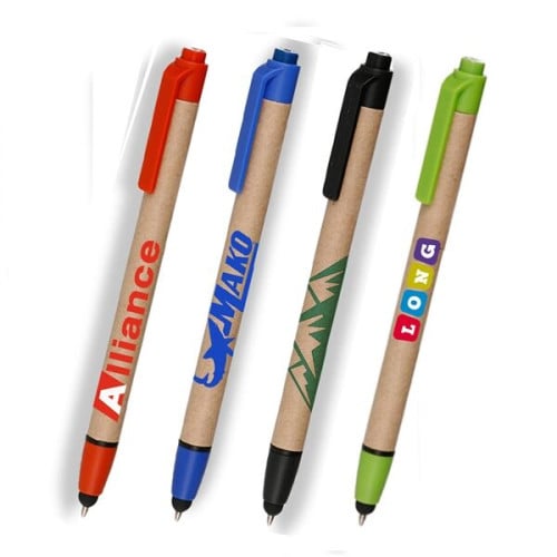 Eco-friendly Ballpoint Stylus Pens w/ Custom Logo