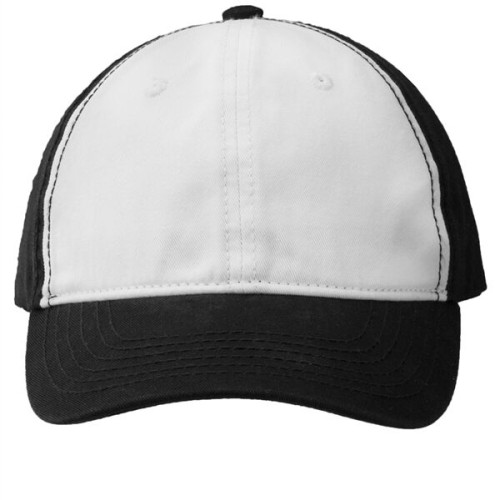Two Tone Cotton Baseball Caps w/ Custom Imprint