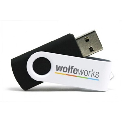 Custom Swivel USB Flash Drive