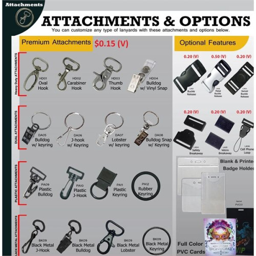 Polyester Badge Reel Lanyard Combo w/ Safety Breakaway