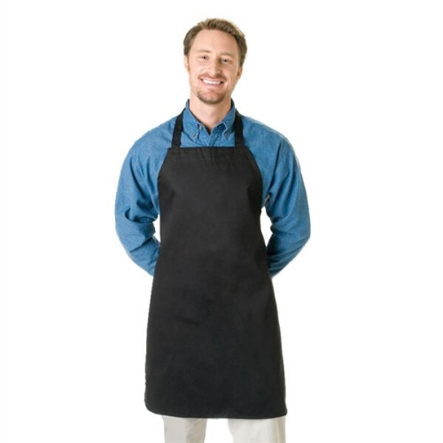 Wide Bib Butcher Apron w/ Custom Logo Full Length 28" X 34"