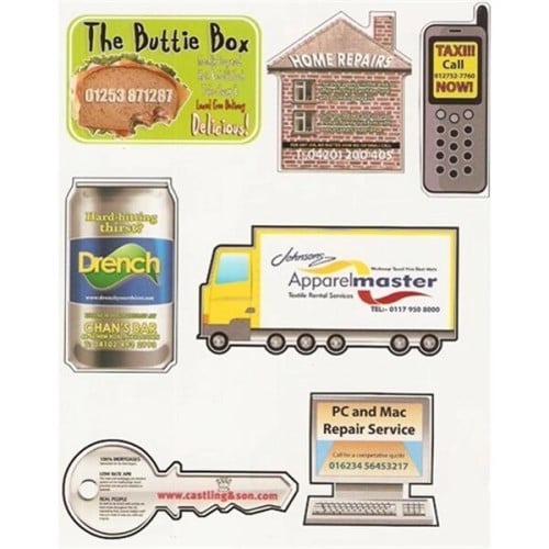 Magnets Car/Truck custom Shaped - 20 mil thickness