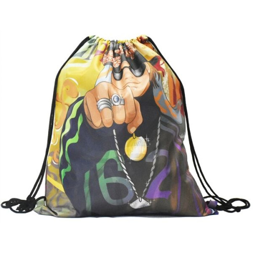 RUSH - Drawstring Backpack full color sublimated cinch bag