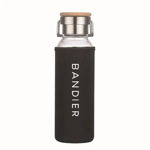 20 oz Glass Water Bottle With Neoprene Protective Sleeve