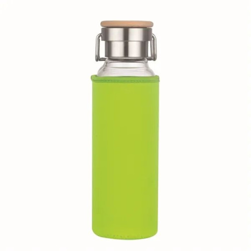 20 oz Glass Water Bottle With Neoprene Protective Sleeve