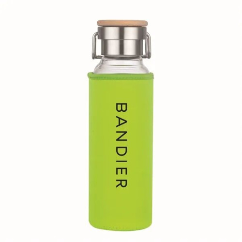 20 oz Glass Water Bottle With Neoprene Protective Sleeve