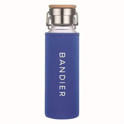 20 oz Glass Water Bottle With Neoprene Protective Sleeve