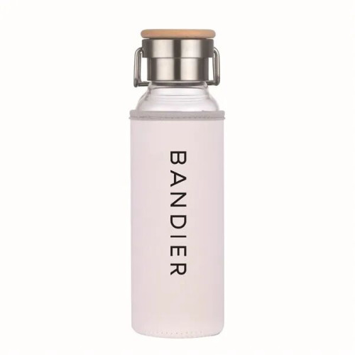 20 oz Glass Water Bottle With Neoprene Protective Sleeve