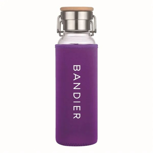 20 oz Glass Water Bottle With Neoprene Protective Sleeve