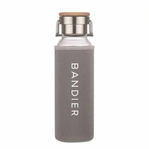 20 oz Glass Water Bottle With Neoprene Protective Sleeve