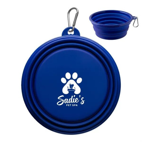 Large Collapsible Silicone Pet Bowl