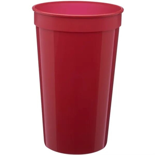 22 oz. Large Plastic Stadium Cup w/ Custom Imprint