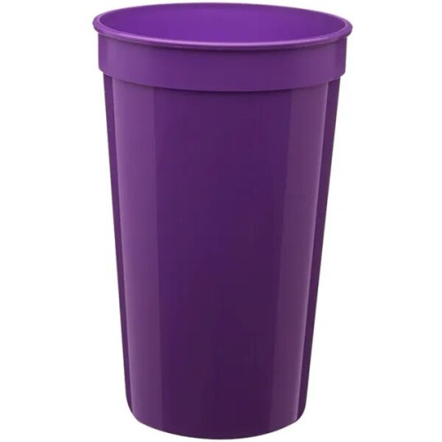 22 oz. Large Plastic Stadium Cup w/ Custom Imprint