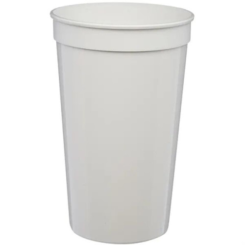 22 oz. Large Plastic Stadium Cup w/ Custom Imprint